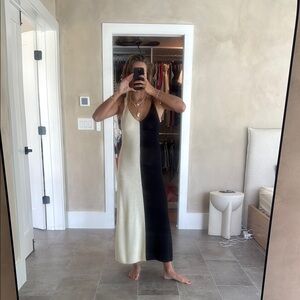 Zimmerman Two Toned Crochet Cotton Midi Dress